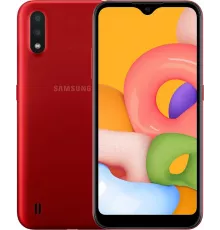 Смартфон Samsung Galaxy M01 3/32Gb RU красный