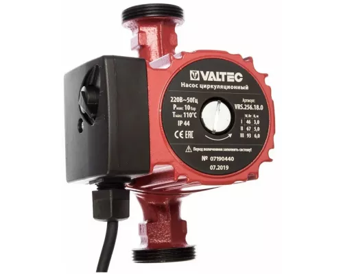 Циркуляционный насос VALTEC RS 25/6-180 с гайками