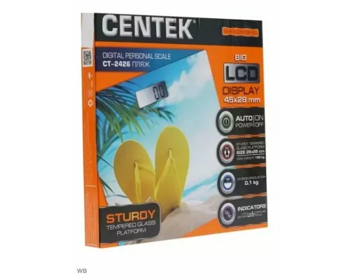 Весы напольные Centek CT-2426 Пляж