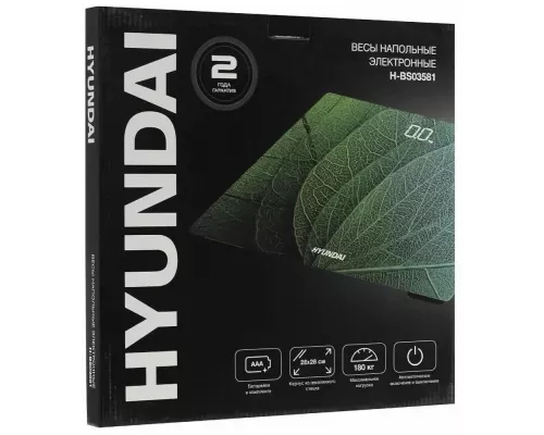 Весы напольные Hyundai H-BS03581