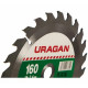 Диск пильный по дереву URAGAN Optimal Cut 160х16мм 36801-160-16-24