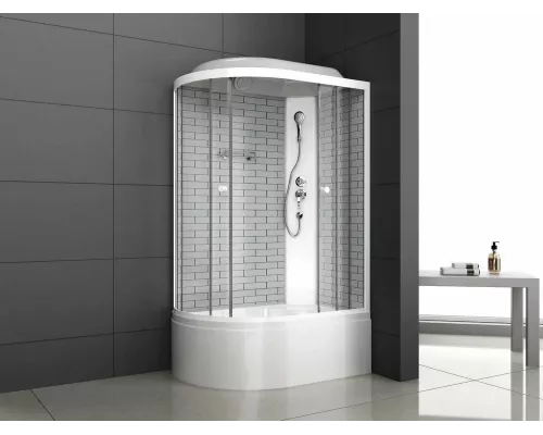 Душевая кабина ODA 5006R P белый кирпич б/с 80*120 г/п