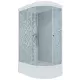 Душевая кабина Triton Коралл 120*80 B лев 1/4 круга, сред.подд., Белый ДН4