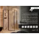 Душевое ограждение Mirsant Next 120 Black без поддона