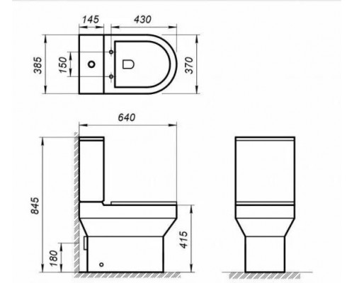 Унитаз напольный BelBagno NORMA BB339CPR