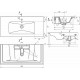 Раковина мебельная Dreja Euphoria 100 104,5*51,5*19,5