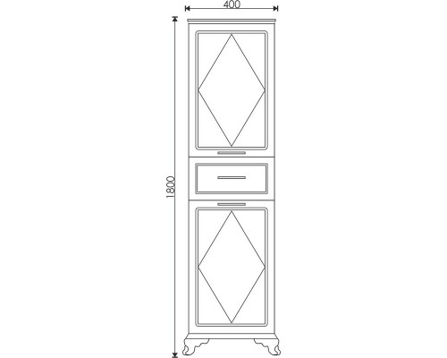 Пенал EvaGold Viktoria 40