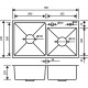 Кухонная мойка РМС MR-7843