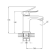 Смеситель для раковины Zegor NOG1-A134