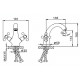 Смеситель для раковины Frap F1019-1