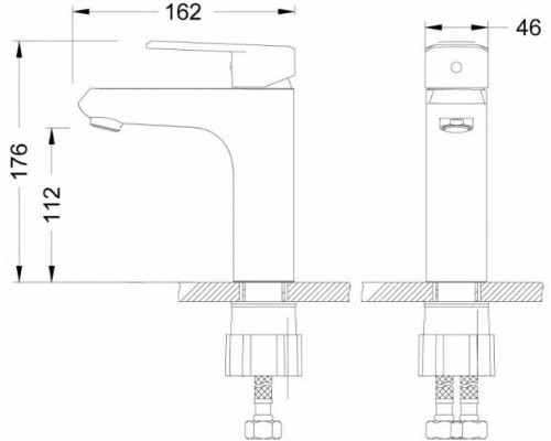 Смеситель для раковины Lemark Linara LM0406C