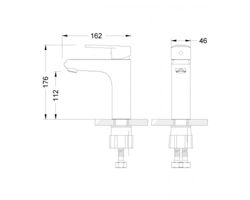 Смеситель для раковины Lemark Point LM0306C