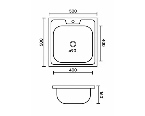 Кухонная мойка FABIA 62109