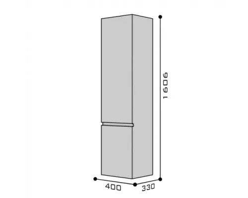 Пенал AURA Триумф 40 правый Славянский дуб