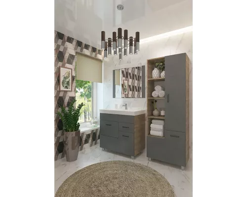 Пенал EvaGold Catherine 60 Серый камень