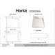 Раковина над стиральной машиной Horke Korsika 5231500 598*105*95