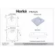 Раковина над стиральной машиной Horke Praga 597*595*103