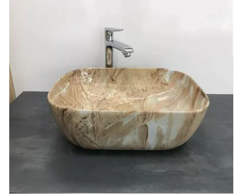 Раковина накладная CeramaLux 548 455*325*135 