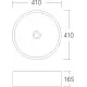 Раковина накладная EvaGold A091L 410*410*165
