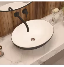 Раковина накладная Evagold А433WGM 410*333*145
