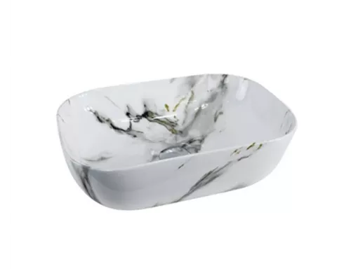 Раковина накладная Redo MY28-26 мрамор