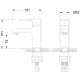Смеситель для раковины Lemark Aura LM0606