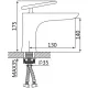 Смеситель для раковины Oute Т9031