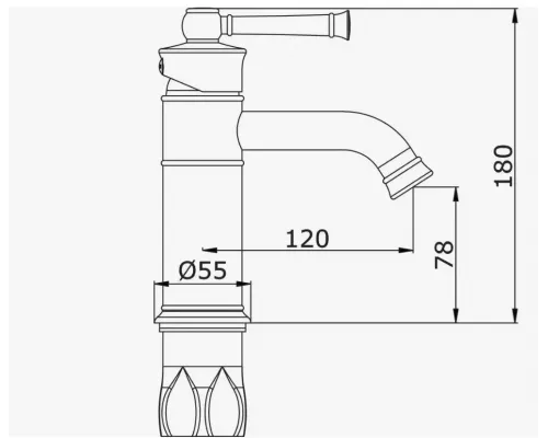 Смеситель для раковины Vieir V273511D