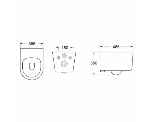 Унитаз подвесной 2629E