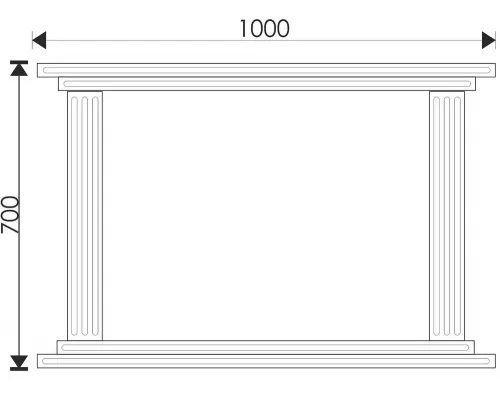 Зеркало EvaGold Taylor 100