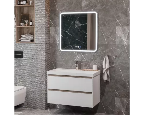 Зеркало с подсветкой Mirsant Harmony 70*70