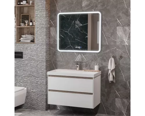 Зеркало с подсветкой Mirsant Harmony 80*70