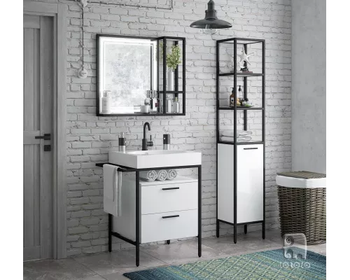 Зеркало-шкаф Corozo Айова 80 белый