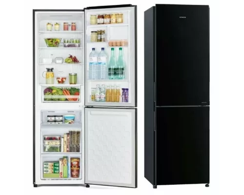 Холодильник Hitachi R-BG410PUC6 GBK черный