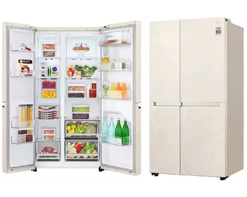 Холодильник LG GC-B257 JEYV бежевый