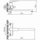 Смеситель для ванны Cron CN22521