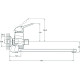 Смеситель для ванны Solone LUN7-A031