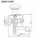 Смеситель для ванны BOOU BA5318-2-B702