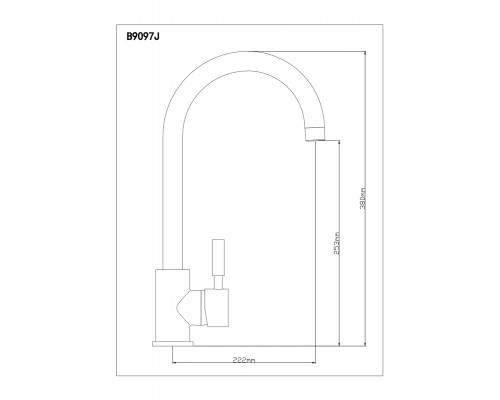 Смеситель для кухни BOOU B9097J