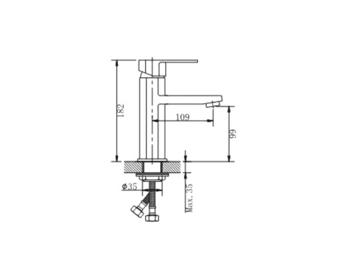 Смеситель для раковины Haiba HB10806