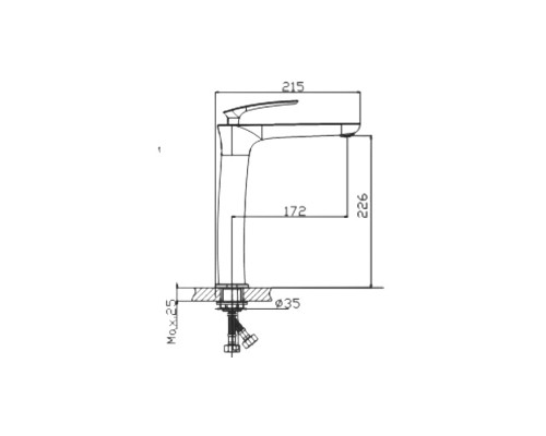 Смеситель для раковины Haiba HB11616