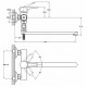 Смеситель для ванны Zegor PUD6-A045