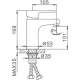 Смеситель для раковины FRAP F1030-4