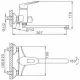 Смеситель для ванны FRAP F2207