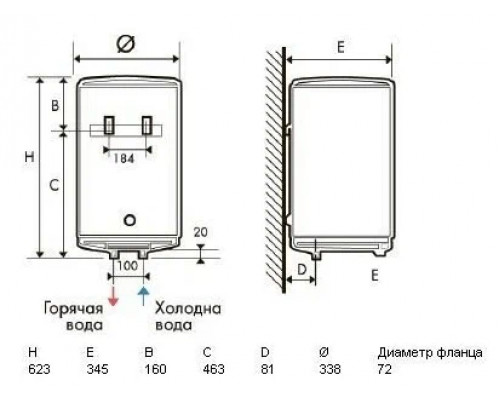 Электрический водонагреватель ATLANTIC OPRO 30 PC