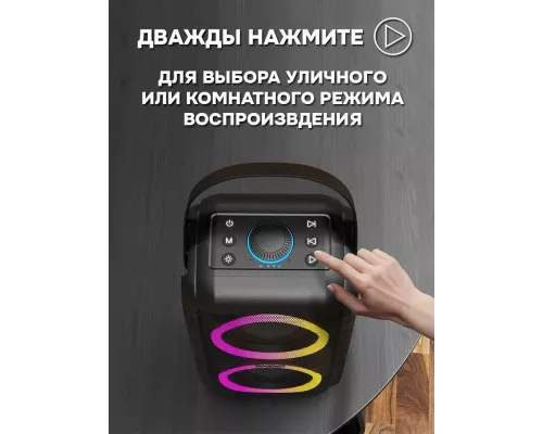 Портативная колонка W-King T9 II (2 микрофона)