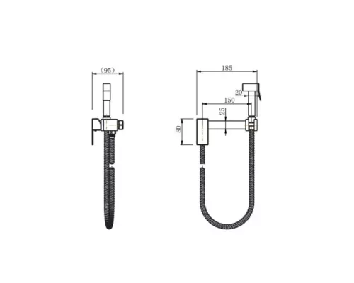 Смеситель для биде Venta VC233NB