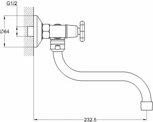 Смеситель для кухни Solone JIK12-А102-A