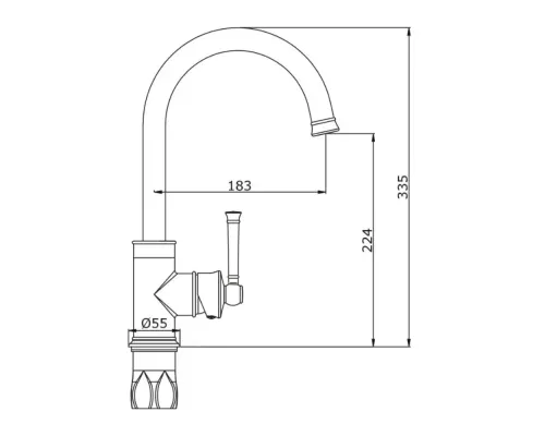Смеситель для кухни Vieir V273521