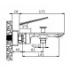 Смеситель для ванны Oute T11202